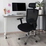 High-back orthopedic office seat