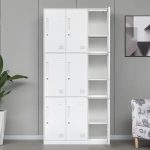 9-Locker Steel Storage Cabinet - Image 2