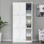 9-Locker Steel Storage Cabinet - Image 3