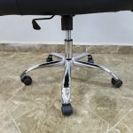 Rotating Leather Mid-back Office Chair - Image 7