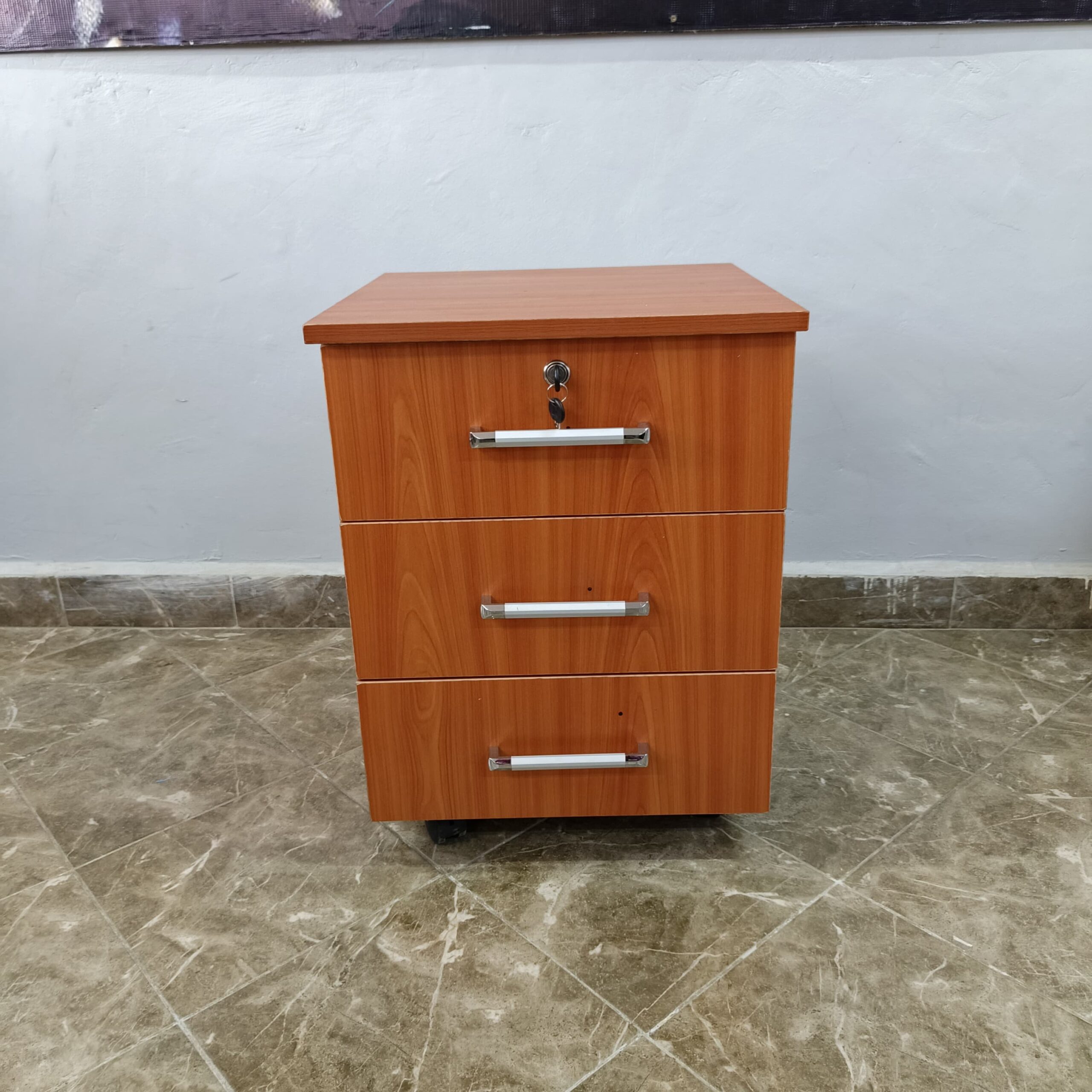 1000174376-scaled-1.jpg Rolling 3-Drawers Under Desk Filing Cabinet - Image 1