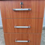 Rolling 3-Drawers Under Desk Filing Cabinet - Image 7