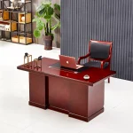 1200mm Executive Desk (mahogany) - Image 5