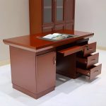 Office Desk with Lockable Drawers - Image 4