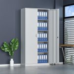 2-Door metallic storage cabinet