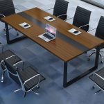 2400mm office boardroom table - Image 5