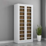 Modern Grey Metal Filing Cabinet - Image 4