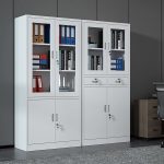Steel Vertical Filing Cabinet with Lock - Image 2
