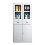 Steel Vertical Filing Cabinet with Lock - Image 3