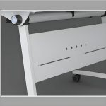 120cm Foldable Movable Training Table - Image 7