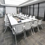 120cm Foldable Movable Training Table - Image 3