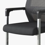 Non- rotating Guest Mesh Office Chair - Image 6