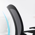 Mesh Executive Foldable Chair with Armrest - Image 7