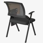 Mesh Executive Foldable Chair with Armrest - Image 4
