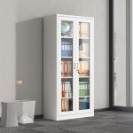 Full-Glass Steel Office Storage Cabinet - Image 7