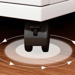 Movable 3-Drawer Under Desk Pedestal - Image 2