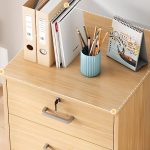 Movable 3-Drawer Under Desk Pedestal - Image 4
