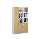 3-Door Wooden Home Office Cabinet - Image 3