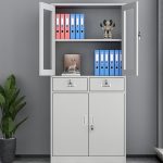 4-door office metallic storage cabinet - Image 5
