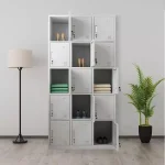 12-Locker Steel Storage Cabinet - Image 4