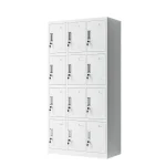 12-Door Steel Locker Cabinet - Image 3