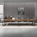 Modern 2400mm office boardroom table - Image 2