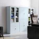 2-Door metallic office cabinet - Image 2