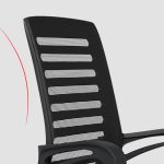 Ergonomic Black Mesh Office Task Chair - Image 3