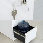 Modern Steel Storage Cabinet with Locking Drawers - Image 3