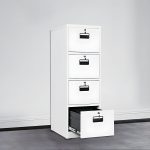 Four drawers metallic office cabinet - Image 4