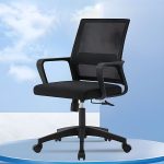 Black Mesh Back Desk Chair - Image 2