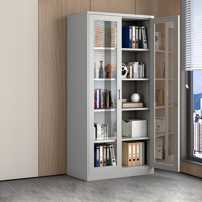 1200x1200-2024-02-20T140756.893.jpg 2-Door Full Glass Office Cabinet - Image 1