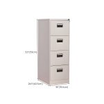 4-Drawer Steel Office Cabinet - Image 5