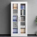 Office storage cabinet with shelves - Image 4