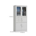 2-Door metallic office cabinet with safe - Image 6