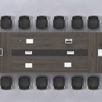 3 Meters Office Boardroom Table - Image 4