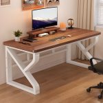 Wooden Rectangular Office Writing Desk - Image 2