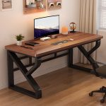 Wooden Rectangular Office Writing Desk - Image 3