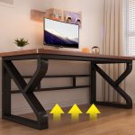 Wooden Rectangular Office Writing Desk - Image 4