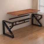 Wooden Rectangular Office Writing Desk - Image 5