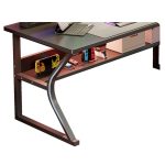 Modern Rectangle Wood Home Office Desk - Image 8