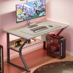 Modern Rectangle Wood Home Office Desk - Image 7