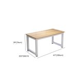 Rectangular Lumber Writing Desk - Image 6