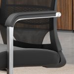 Non-Rotating Mesh Office Guest Chair - Image 3