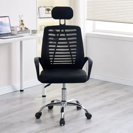 Ergonomic headrest desk chair