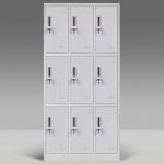 9-Locker steel office cabinet - Image 4