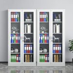 2-Door full-glass metallic office cabinet - Image 7