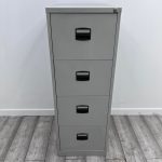 Four drawers metallic file cabinet - Image 4