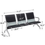 3-link padded waiting bench - Image 5