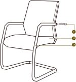 Office visitor's chair - Image 3